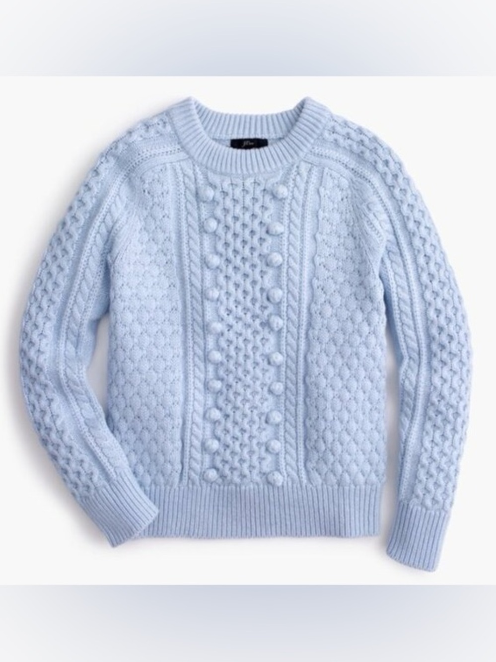 J.Crew Popcorn cable-knit sweater